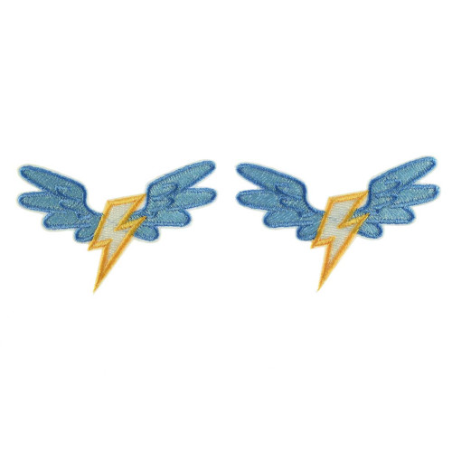 bliksem op vleugels patch set