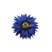 bloem corsage kobalt blauw dahlia - 1
