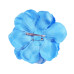 bloem corsage met kralen stamper lichtblauw - 1