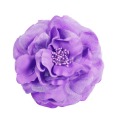 bloem corsage met kralen stamper lila bloem corsage met kralen stamper lila