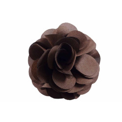 bloem corsage organza bruin bloem corsage organza bruin