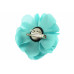 bloem corsage organza neo mint groen - 1