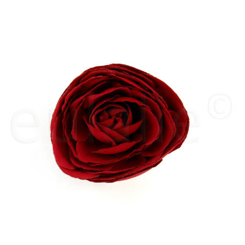 bloem corsage pioenroos donkerrood