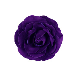 bloem corsage roos velours diep paars bloem corsage roos velours diep paars