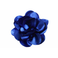bloem corsage satijn glans kobalt blauw bloem corsage satijn glans kobalt blauw
