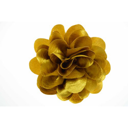 bloem corsage velours okergoud bloem corsage velours okergoud