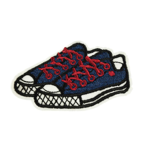 Blue sneakers patch
