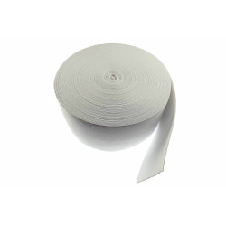 breed elastiek 10 cm wit per meter