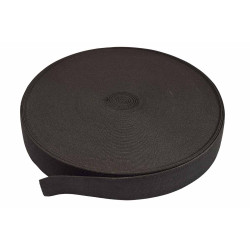 breed elastiek 2,5 cm zwart rol 40 meter breed elastiek 2,5 cm zwart rol 40 meter
