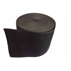 breed elastiek 20 cm zwart per meter