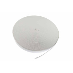 breed elastiek 2,5 cm wit rol 40 meter breed elastiek 2,5 cm wit rol 40 meter