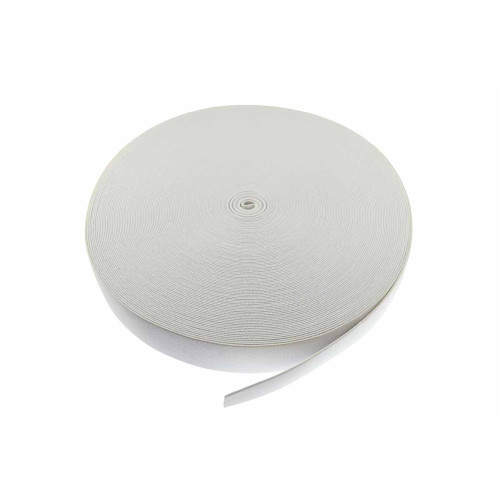 breed elastiek 5 cm wit per meter