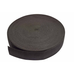 breed elastiek 6 cm zwart per meter