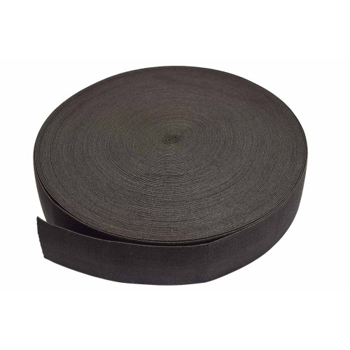 breed elastiek 6 cm zwart per meter