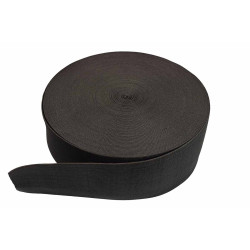 breed elastiek 9 cm zwart per meter
