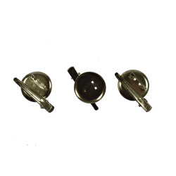 broche speld 3 cm met haarklem  (5 stuks)