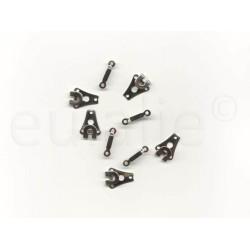 broekhaken nikkel 9 mm 5 stuks