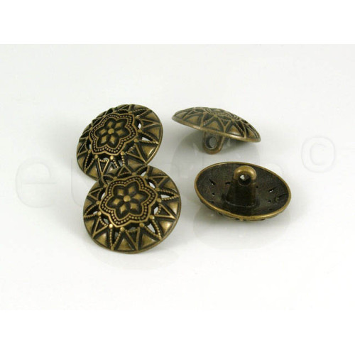 bronzen bolvormige knoop
