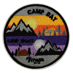 Camp Day strijkapplicatie Camp Day strijkapplicatie