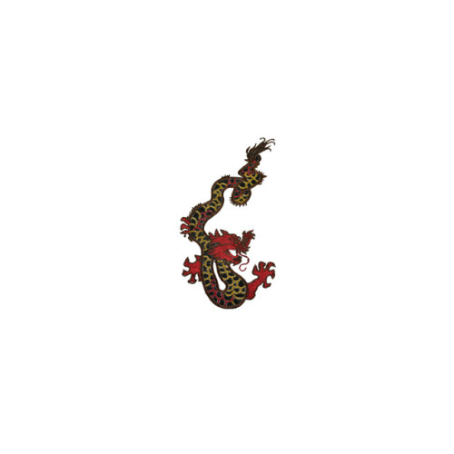 chinese draak klein met donkerrode kop 
