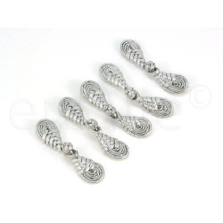 Chinese siersluiting zilver