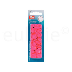 Color Snaps drukknoop fel roze
