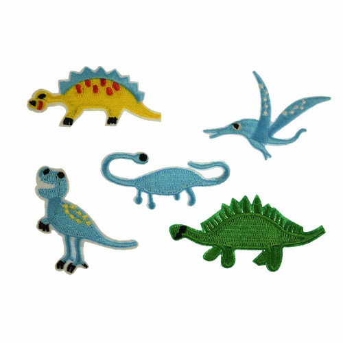 dinosaurus patch set vijf soorten dinosaurus patch set vijf soorten