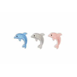 dolfijn patch 3 kleuren dolfijn patch 3 kleuren