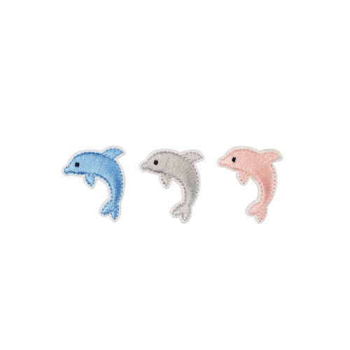 dolfijn patch 3 kleuren