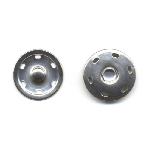 drukkers opnaaibaar zilver 3 cm