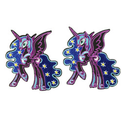 eenhoorn patch paars 2 stuks eenhoorn patch paars 2 stuks