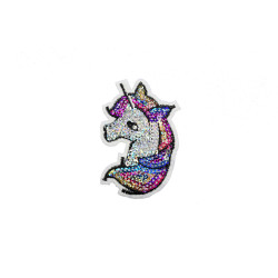 eenhoorn patch pailletten gekleurde manen eenhoorn patch pailletten gekleurde manen