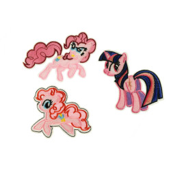 eenhoorn patch set roze 3 stuks eenhoorn patch set roze 3 stuks
