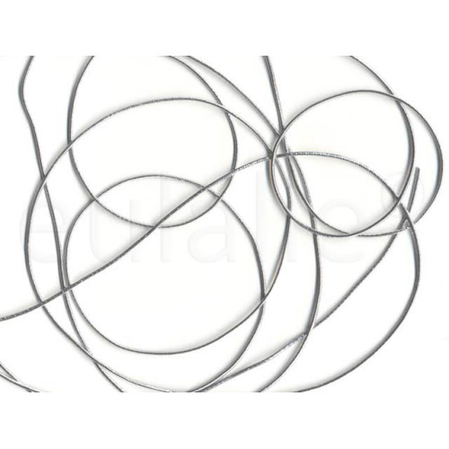 elastiek 1,5 mm zilver (5 meter)