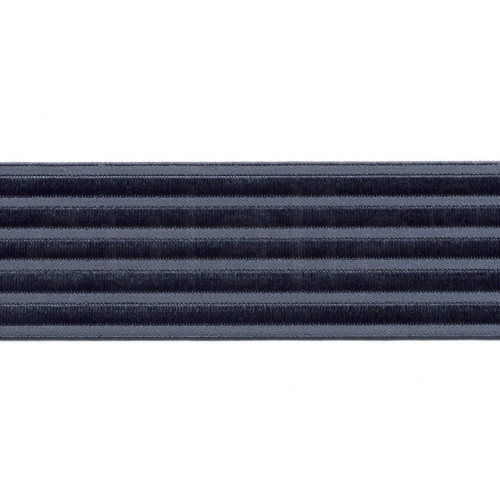 elastiek satijn donkergrijs 6 cm