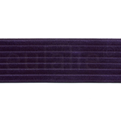 elastiek satijn paars 6 cm