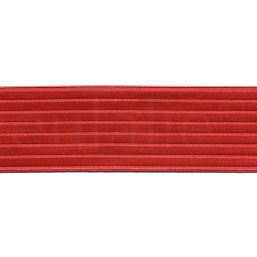 elastiek satijn rood 6 cm