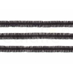 elastisch dubbel ruche band