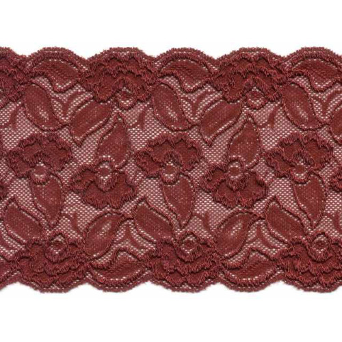 elastisch kant 15 cm bordeaux