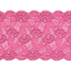 elastisch kant 15 cm hard roze