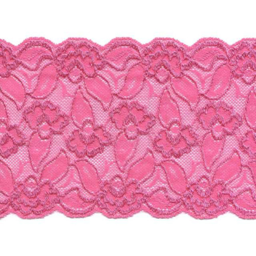 elastisch kant 15 cm hard roze
