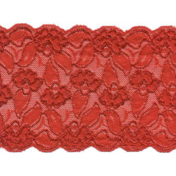 elastisch kant 15 cm rood