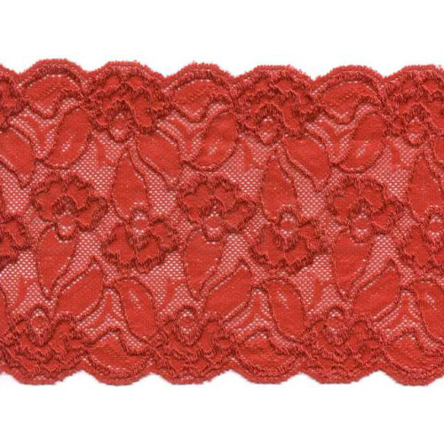 elastisch kant 15 cm rood
