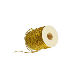 elastisch koord 1,3 mm goud rol 100 meter