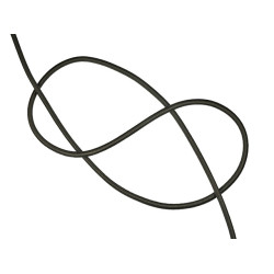 elastisch koord 6 mm zwart 