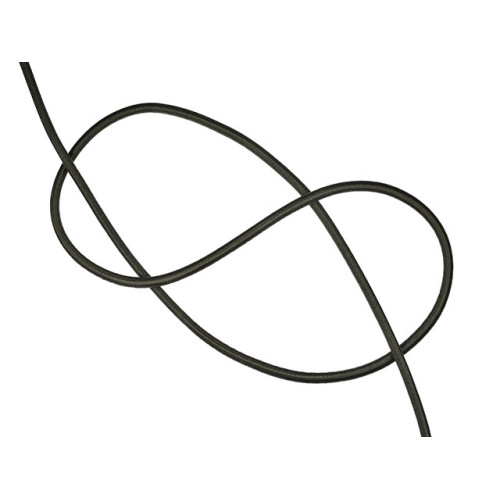 elastisch koord 6 mm zwart 