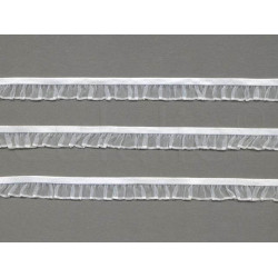 elastisch ruche band wit