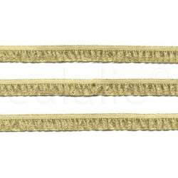 elastische lurex ruche galon goud elastische lurex ruche galon goud