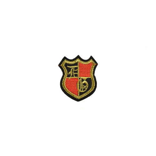 embleem applicatie rood zwart