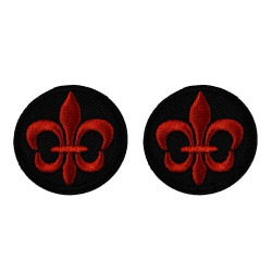 fleur de lis patch set fleur de lis patch set